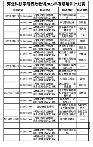 bat365正版唯一官网2023年寒假培训正式启动