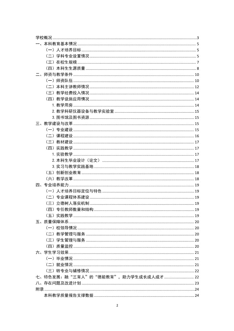 bat365正版唯一官网2022-2023学年本科教学质量报告